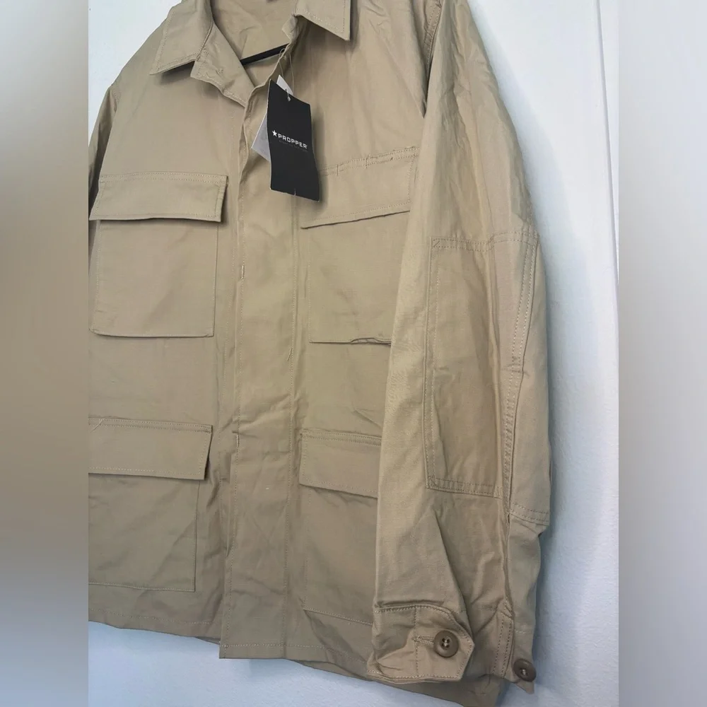 PROPPER NWT KHAKI LONG LINED BARN OUTDOOR JACKET SZ SMALL